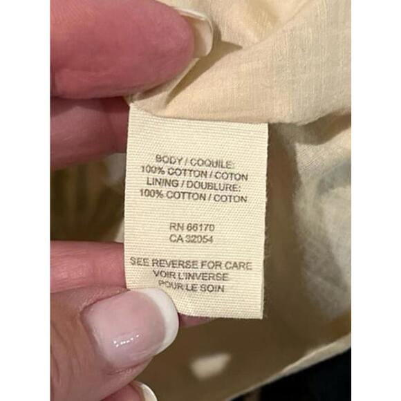 Free People Dress size 8 100% Cotton Lined Short Sleeves - Picture 5 of 8